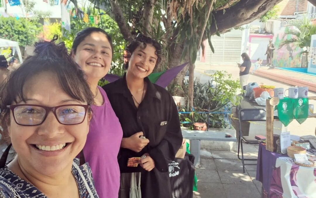 Activa Red Aborta Libre Chiapas espacios de expresión y arte comunitario en la Encuentra Feminista Tuxtla