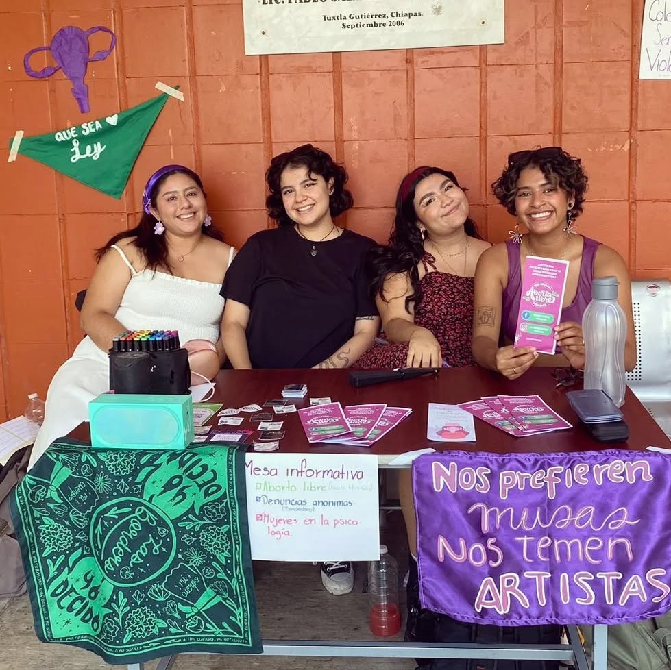 6-03-24(1) Jornada formativa de Red Aborta Libre Chiapas en la UNICACH rumbo al 8M